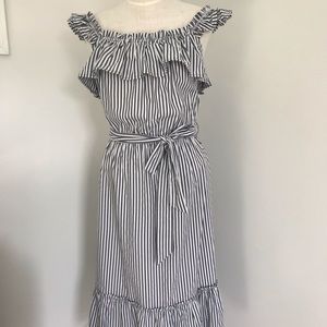 Michael Kors navy & white sundress